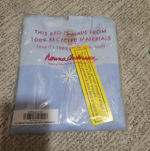 Hanna Andersson Frozen Elsa Pajamas - Picture 2 of 4